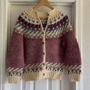 VTG Icelandic Wool Cardigan